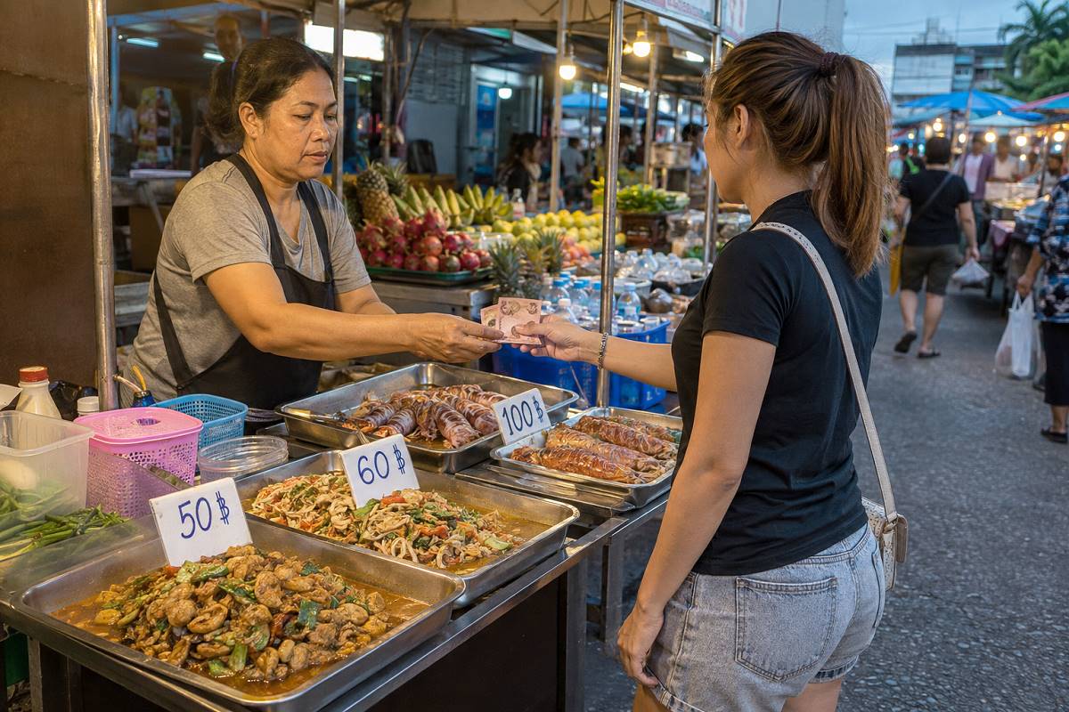 Markt und Streetfood in Pattaya
